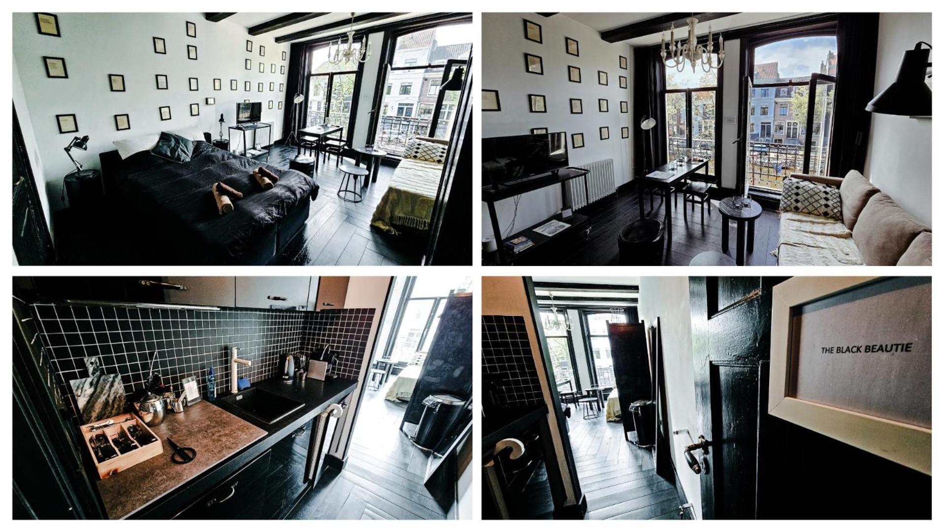 אמסטרדם The Black Beauty Private Studio With Canal View From 1799 מראה חיצוני תמונה